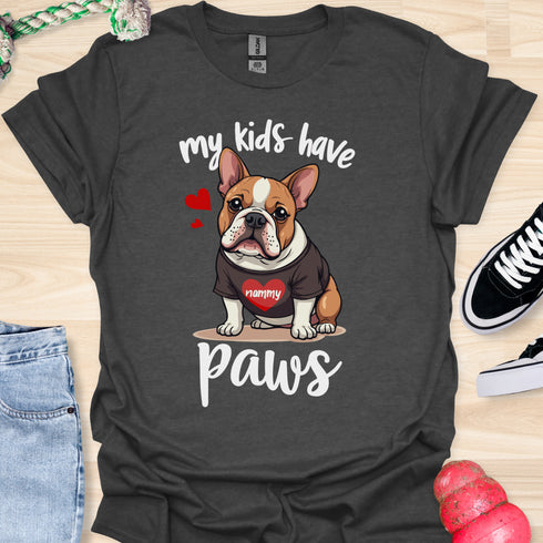 My kids have paws - V4 - Sweet Dog T-Shirt
